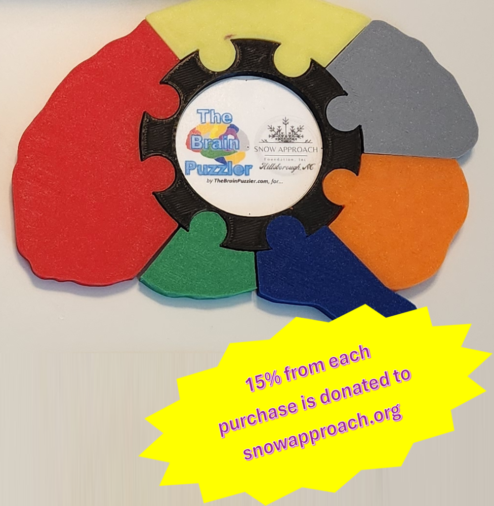 Colored-key puzzle with donation